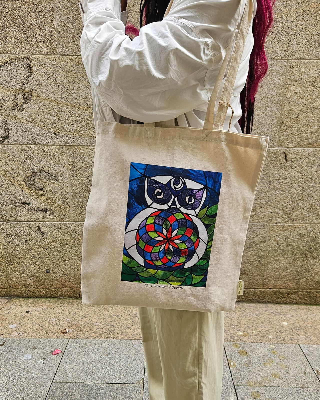 Bolsa Tote - Owl Wisdom - Imagen 1