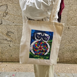 Bolsa Tote - Owl Wisdom - Imagen 1