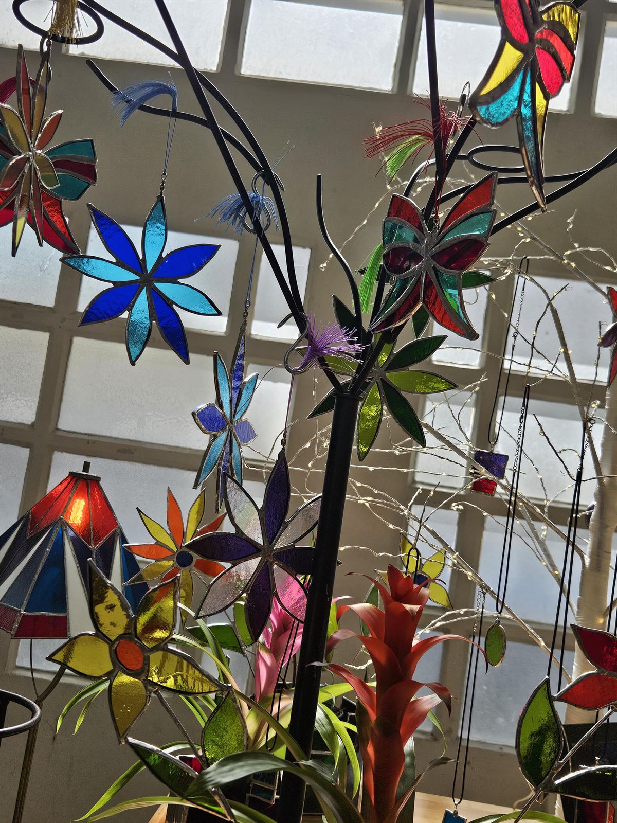 Estrellas y Mariposas - estilo Tiffany - Imagen 4