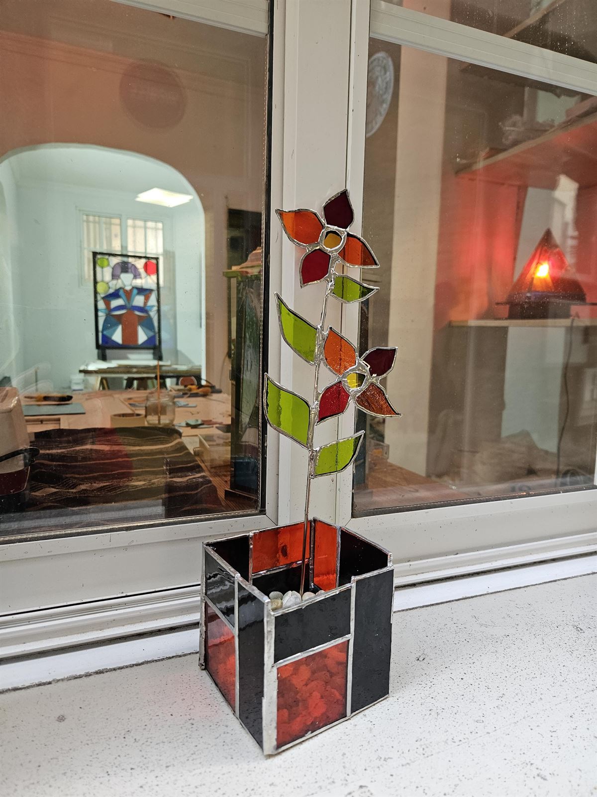 Flores - estilo tiffany - Imagen 2