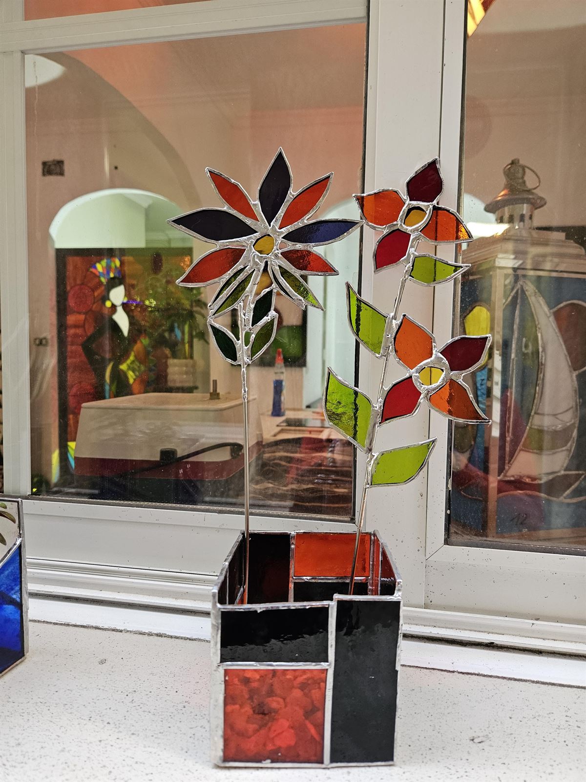 Flores - estilo tiffany - Imagen 3