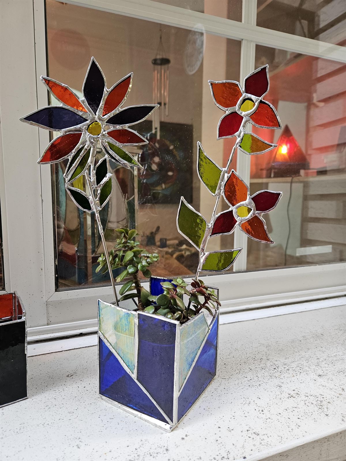 Flores - estilo tiffany - Imagen 4